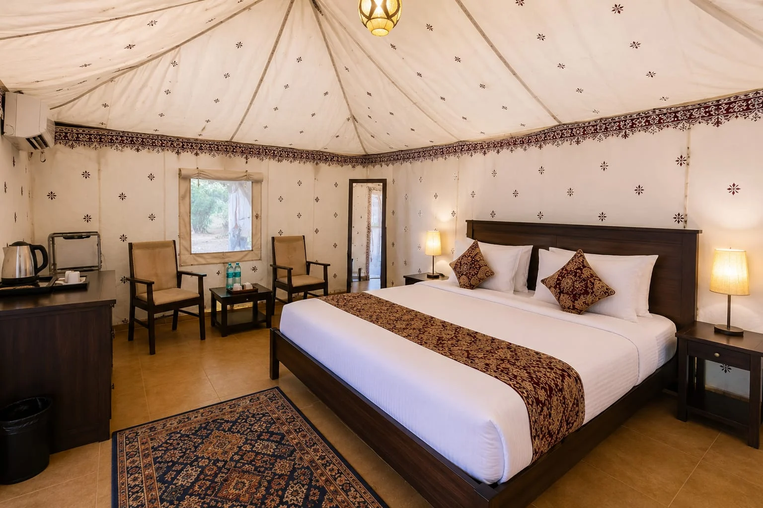Interior from the supplied 3-star camp collection